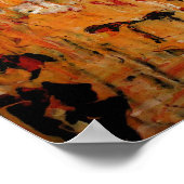 ミニマルモダン抽象芸術プリントアートデコールポスター ポスター (角)