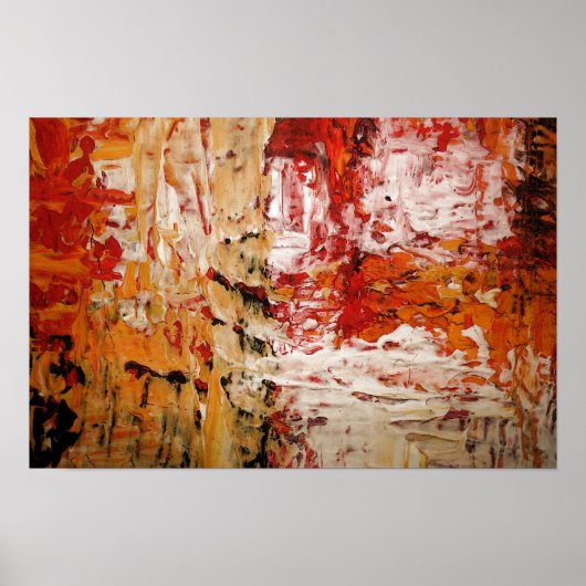 ミニマルモダン抽象芸術プリントアートデコールポスター ポスター (正面)