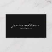 ミニマルモダン書道アポイントメント 予約カード (正面)