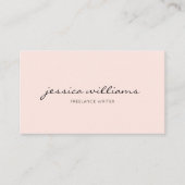 ミニマルモダン書道アポイントメント 予約カード (正面)