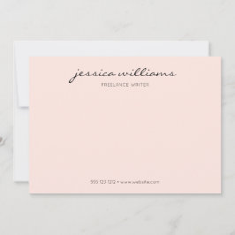 ミニマルモダン書道プロフェッショナル ノートカード