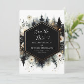 ミニマルモダン林結婚の セーブザデート (スタンド正面)