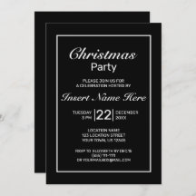 ミニマルモダン白黒クリスマス