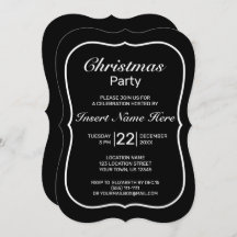 ミニマルモダン白黒クリスマス