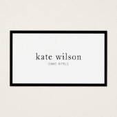 ミニマルモダン白黒プロフェッショナル (正面)