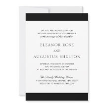 ミニマルモダン白黒結婚