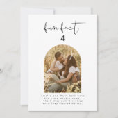 ミニマルモダン結婚おもしろいファクトの写真表の番号 (正面)