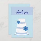 ミニマルモダン結婚サンキューカード サンキューカード (正面/裏面)