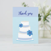 ミニマルモダン結婚サンキューカード サンキューカード (スタンド正面)