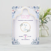 ミニマルモダン結婚式招待状 招待状 (スタンド正面)