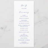 ミニマルモダン結婚Cobalt Blue プログラム (正面)