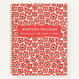 ミニマルモダン花手帳 ノートブック