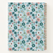 ミニマルモダン花手帳 ノートブック (裏面)