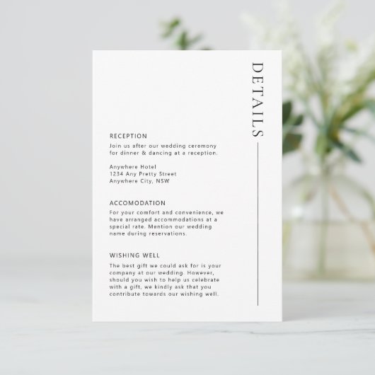 ミニマルモダン詳細エンクロージャカード エンクロージャーカード (スタンド正面)