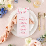 ミニマルモダン赤面PInkとマゼンダ結婚ンのメニュー メニュー<br><div class="desc">「明るい」の結婚式招待状・コレクションに合わせて設計。詳細を変更すクリックるには、「詳細」。文字を移動したり、サイズ、フォント、色を変更するには、「デザインツールを使クリック用して編集」を使用する。このページのコレクションリンクを表示して、この美しいデザインで一致するすべてのアイテムを表示する。</div>