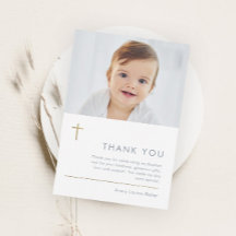 ミニマルモダン金ゴールドクロスフォトバプテスマ