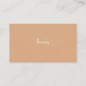 ミニマルモダン高級名刺 名刺 (裏面)