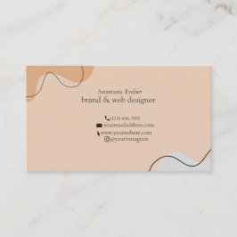 ミニマルモダン高級名刺 名刺