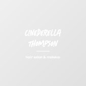 ミニマルモダン ビジネス 手書き ブランディング ウィンドウサイン (シート)