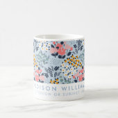 ミニマルモダン フラワーズ コーヒーマグ コーヒーマグカップ (中央)