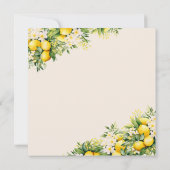 ミニマルモダン メインスクイーズ ブライダルシャワー 招待状 (裏面)