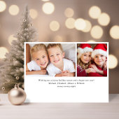 ミニマルモダンChristmas Trees写真 シーズンカード