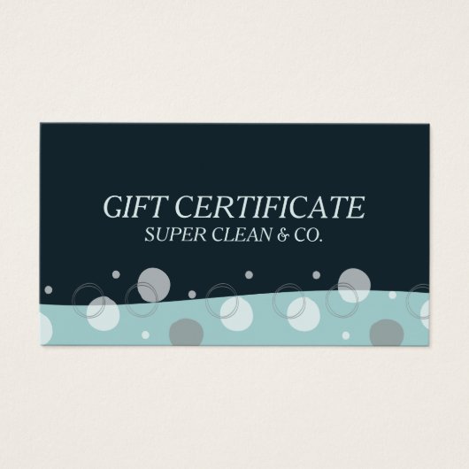 ミニマルモダンDark Blue Cleaning Services (正面)