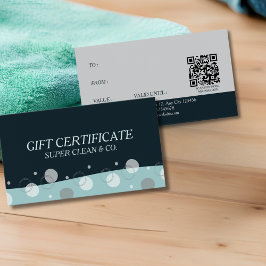 ミニマルモダンDark Blue Cleaning Services