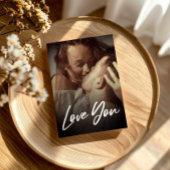 ミニマルモダンI Love You Photo Replace Insert ポストカード