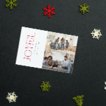ミニマルモダンJoyful Red Family 2 Photo Christmas シーズンカード<br><div class="desc">今年の休暇を迎えモダンてミニマル、ニットの家族と喜びの完璧な瞬間を捉えるJoyful Red Family 2フォトクリスマスホリデーカード。このシック赤と白なカードは、トレンディーキャンディストライプーの杖と共に、我々が欲しモダンい、ミニマルスタイルの完璧な具現化である。タイポグラフィのクリーンな行と編集は、より少ないでより多くのことを行う精神に役立つ。カードとシーズンの喜びは、ミニマルなシックとフェスティバル応援の間の完璧なバランスを打つ方法で残る。さらに、このカードはお尻であモダンり、スタイリッシュ物事を愛するミレニアル世代の家族に対して完璧でシンプルある。この家族の写真を季節の完璧な記念の写真にする。Joyful モダン Red Family 2 Photo Christmas Holiday Cardでミニマルは、今年のホリデーシーズンに愛する人々に感謝の気持ちを表すためにミニマル、自分の感性を犠牲にする必要はない。Copyrightベリーデザイン、すべての権利を留保。</div>