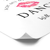 ミニマルモダンLADY BATHROOM結婚のサイン ポスター (角)