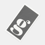 ミニマルモノグラムのイニシャルブはっきりしたラック (コーナー)