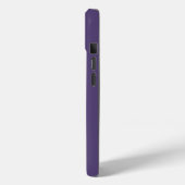 ミニマルモノグラムパープル Case-Mate iPhoneケース (裏面 / 左)