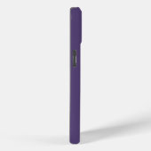 ミニマルモノグラムパープル Case-Mate iPhoneケース (裏面 / 右)