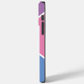 ミニマルモノグラムモダン抽象芸術ブカラフルロック Case-Mate iPhoneケース (裏面 / 左)