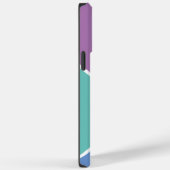 ミニマルモノグラムモダン抽象芸術ブカラフルロック Case-Mate iPhoneケース (裏面 / 右)