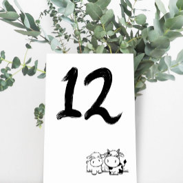 ミニマルモー主義と結婚言った テーブルナンバー