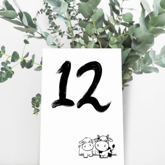 ミニマルモー主義と結婚言った テーブルナンバー