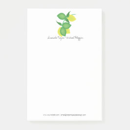 ミニマルライムとレモンリモンシロ ポストイット