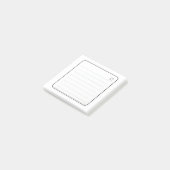 ミニマルライン付箋紙印刷データ | シンプルな線 ポストイット (アングル)