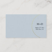 ミニマルリングや輪結婚の願い井戸 エンクロージャーカード (裏面)