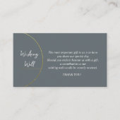 ミニマルリングや輪結婚の願い井戸 エンクロージャーカード (正面)