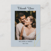 ミニマルリングや輪結婚ズサンキュー エンクロージャーカード (正面)