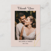 ミニマルリングや輪結婚ズサンキュー エンクロージャーカード (正面)