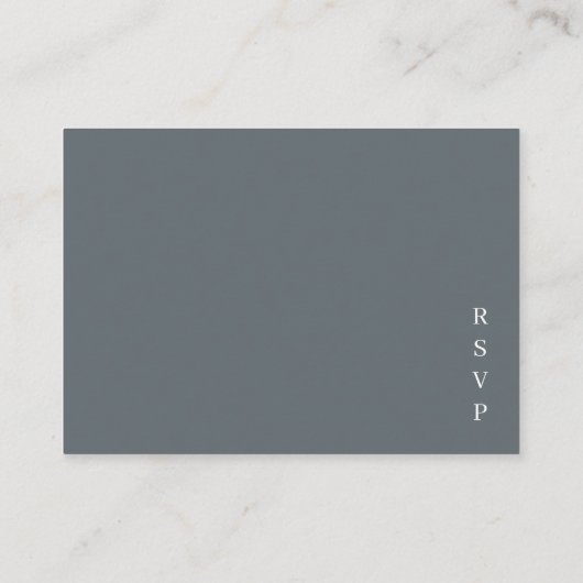 ミニマルリングや輪結婚ズ エンクロージャーカード (裏面)