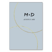 ミニマルリングや輪結婚ズ テーブルナンバー (裏面)