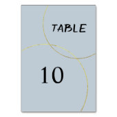 ミニマルリングや輪結婚ズ テーブルナンバー (正面)