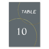 ミニマルリングや輪結婚ズ テーブルナンバー (正面)