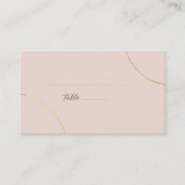 ミニマルリングや輪結婚ズ プレイスカード (正面)