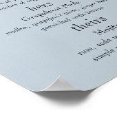 ミニマルリングや輪「ザ・ドリンク」結婚のサインバー ポスター (角)